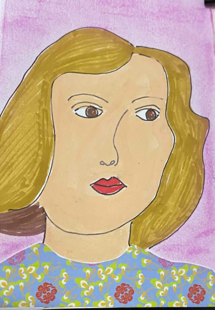 fan art of Clarice Lispector.