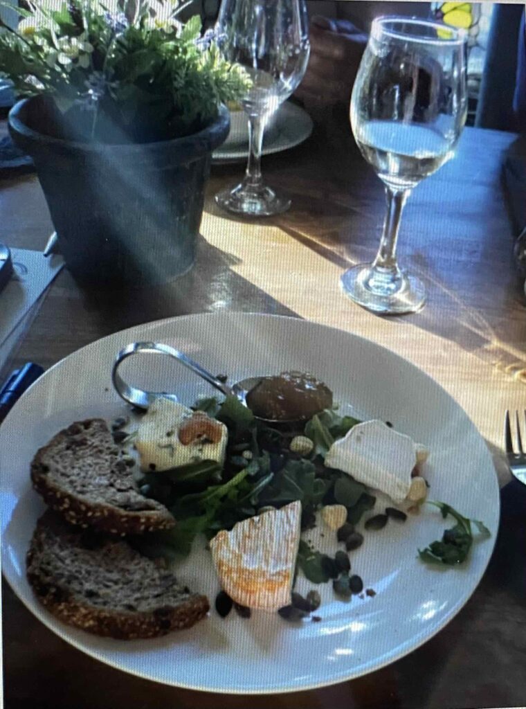 Emile Bouin might eat cheese, butter, bread, salad. (The Cat, by Georges Simenon)