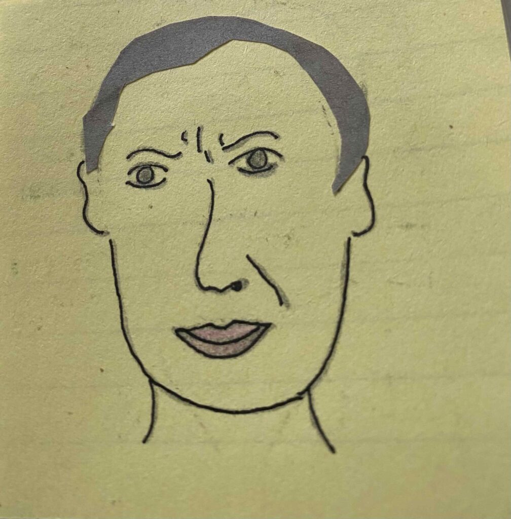 Fan art on Stephen Grosz.