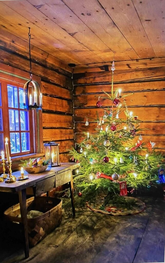 X is for X-mas tree.