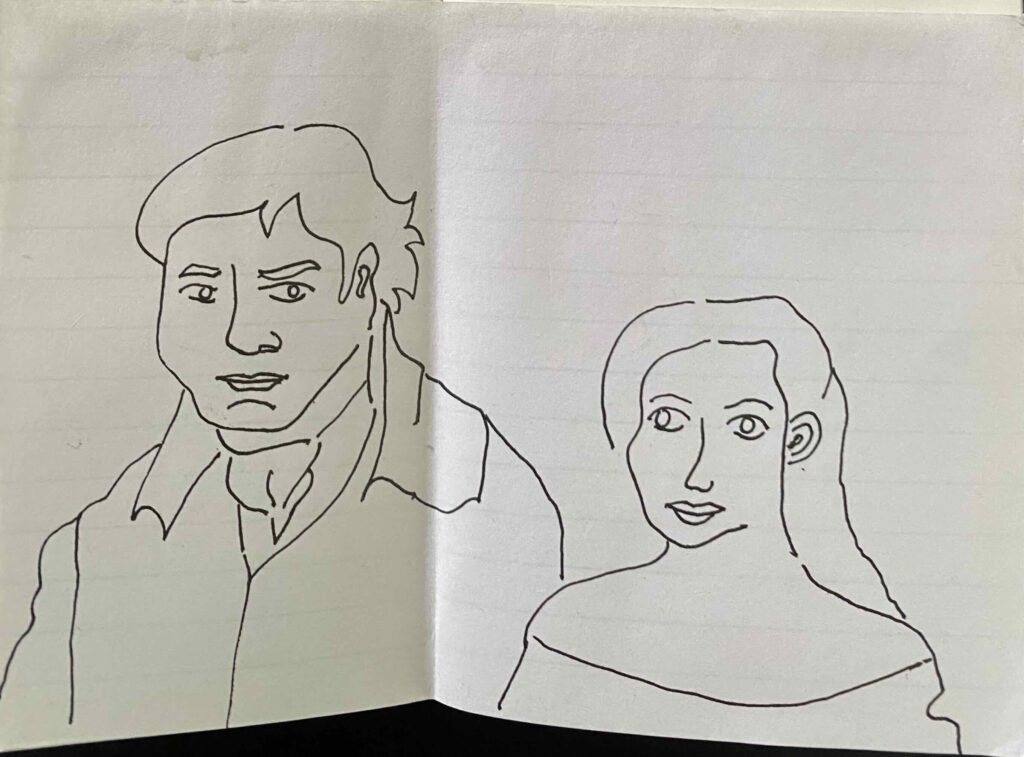 Fan art on Heathcliff & Catherine Earnshaw Linton