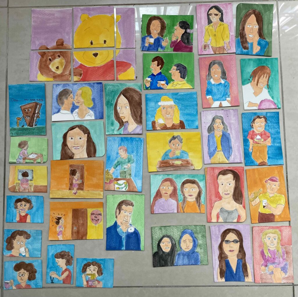 After painting, 37 #tinytreasures
