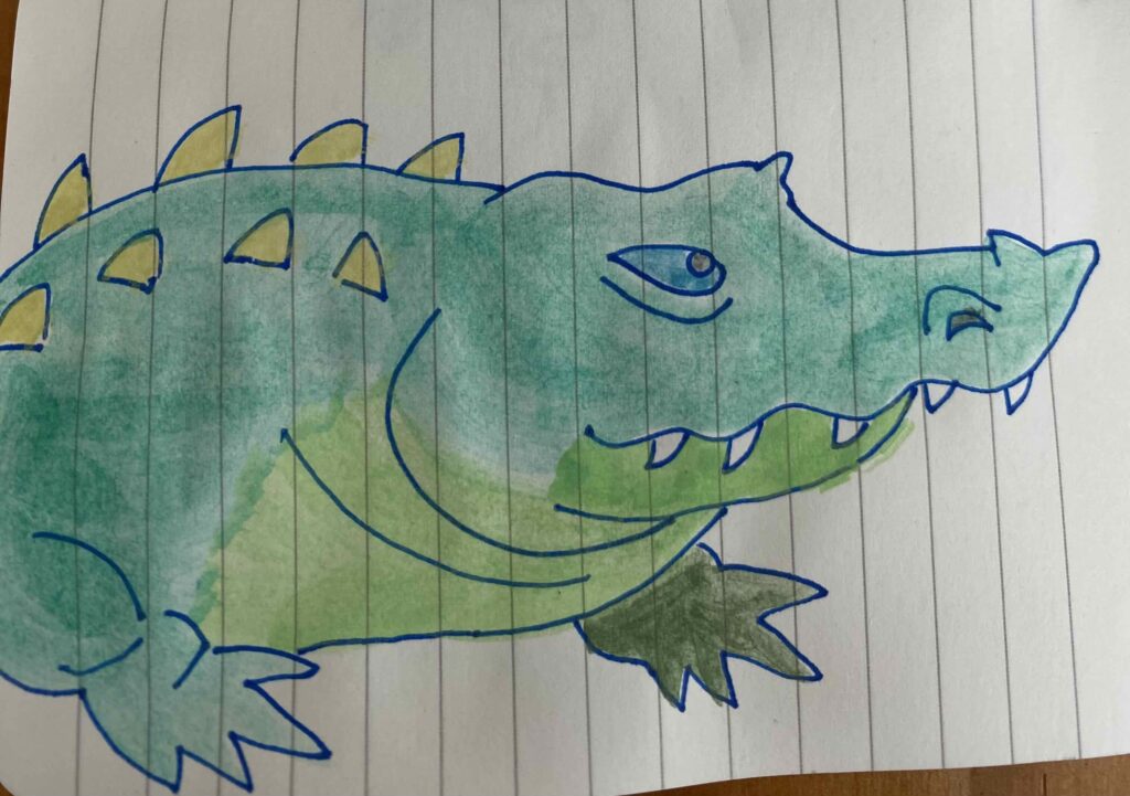 A to Z series challenge on animals, theme is doodles.