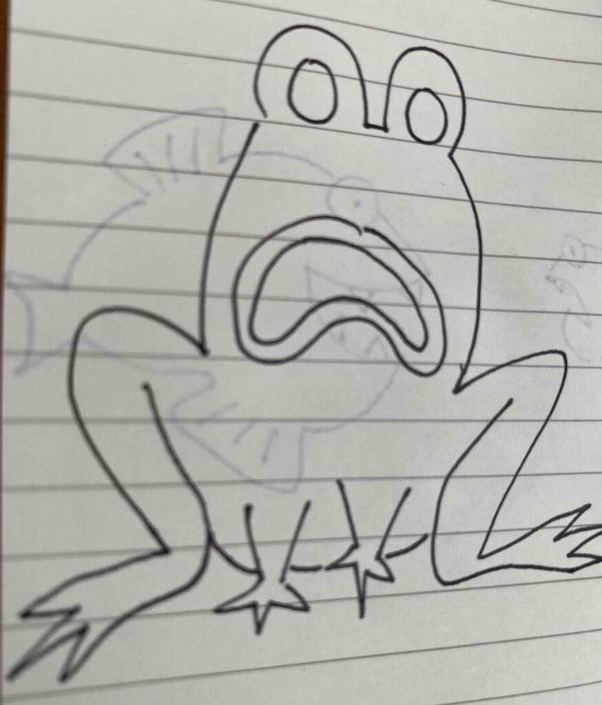 Frog doodle